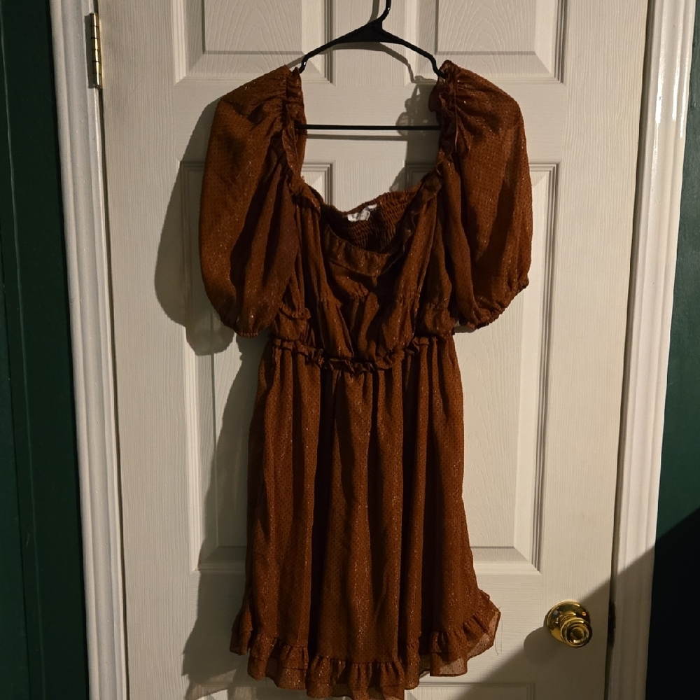 Blu Pepper Polka Dot Dress Size L